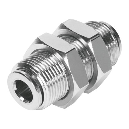 Festo Push-In Bulkhead Connector NPQM-H-Q10-E-P10 NPQM-H-Q10-E-P10